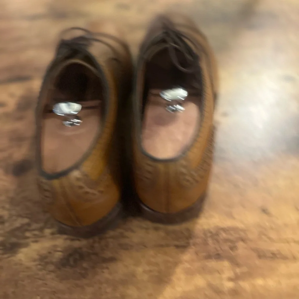 Allen Edmonds Two-Tone Brown Brogue Oxfords